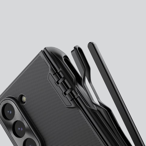 Etui Nillkin Super Frosted Shield Fold Magnetic Case na Samsung Galaxy Z Fold 6 5G z uchwytem na rysik i modułem magnetycznym - 