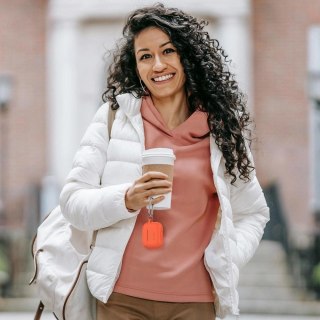 Etui Tech-Protect Silicone Hook na Apple AirPods Pro 1 / 2 - różowe