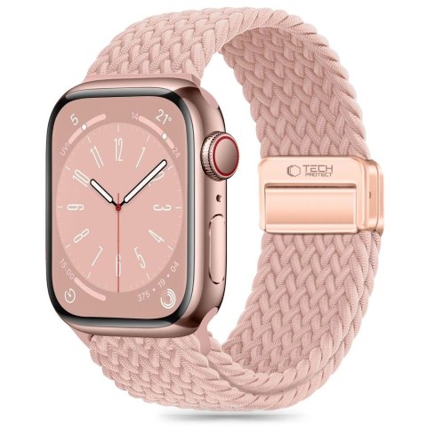 Pasek Tech-Protect Nylonmag na Apple Watch 4 / 5 / 6 / 7 / 8 / 9 / SE (38 / 40 / 41 mm) - różowy Pasek Tech-Protect Nylonmag na Apple Watch 4 / 5 / 6 / 7 / 8 / 9 / SE (38 / 40 / 41 mm) - różowy
