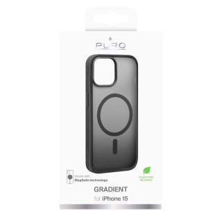 Etui Puro Gradient z MagSafe na iPhone 15 - czarne