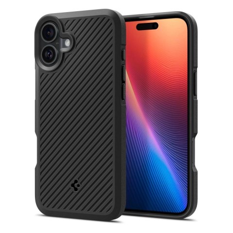 Etui Spigen Core Armor na iPhone 16 - czarny mat Etui Spigen Core Armor na iPhone 16 - czarny mat