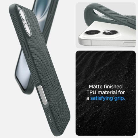 Etui Spigen Liquid Air na iPhone 16 - zielone