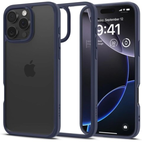 Etui Spigen Ultra Hybrid na iPhone 16 Pro - niebieskie Etui Spigen Ultra Hybrid na iPhone 16 Pro - niebieskie
