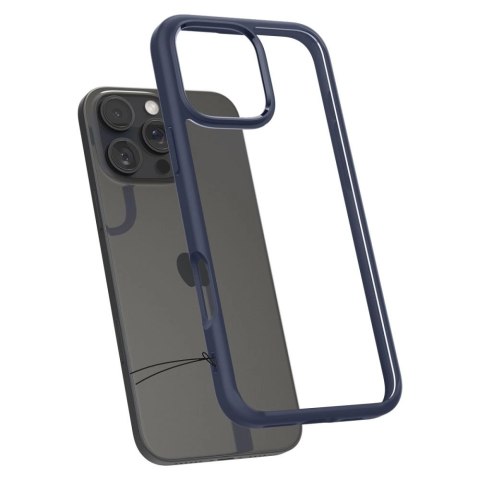 Etui Spigen Ultra Hybrid na iPhone 16 Pro - niebieskie Etui Spigen Ultra Hybrid na iPhone 16 Pro - niebieskie
