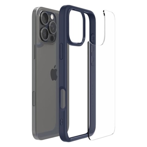 Etui Spigen Ultra Hybrid na iPhone 16 Pro - niebieskie Etui Spigen Ultra Hybrid na iPhone 16 Pro - niebieskie