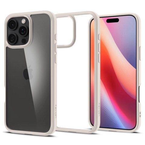 Etui Spigen Ultra Hybrid na iPhone 16 Pro - tytanowe Etui Spigen Ultra Hybrid na iPhone 16 Pro - tytanowe