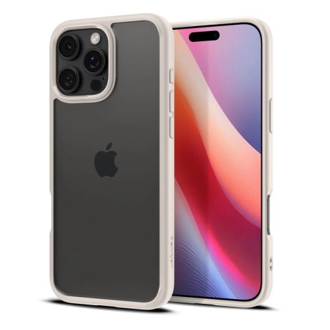 Etui Spigen Ultra Hybrid na iPhone 16 Pro - tytanowe Etui Spigen Ultra Hybrid na iPhone 16 Pro - tytanowe