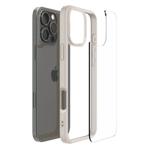 Etui Spigen Ultra Hybrid na iPhone 16 Pro - tytanowe Etui Spigen Ultra Hybrid na iPhone 16 Pro - tytanowe