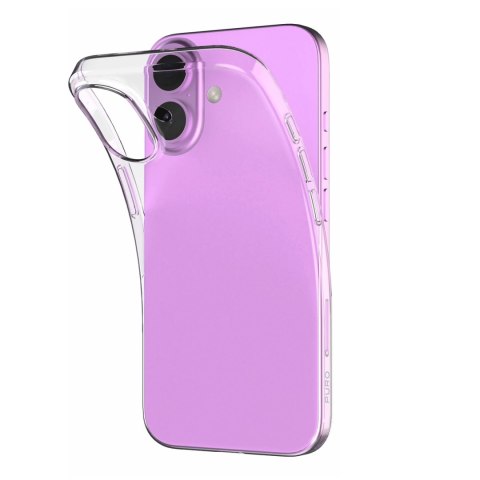 Etui silikonowe Puro 03 Nude do iPhone 16 - przezroczyste Etui silikonowe Puro 03 Nude do iPhone 16 - przezroczyste