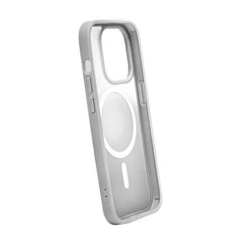 Etui silikonowe Puro Gradient MagSafe do iPhone 15 Pro Max - srebrne Etui silikonowe Puro Gradient MagSafe do iPhone 15 Pro Max - srebrne
