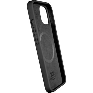 Etui silikonowe Puro Icon Mag MagSafe do iPhone 12 / 12 Pro - czarne