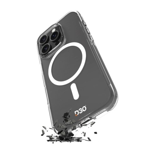 Etui silikonowe Puro Impact Clear D3O MagSafe do iPhone 16 Pro - przezroczyste Etui silikonowe Puro Impact Clear D3O MagSafe do iPhone 16 Pro - przezroczyste