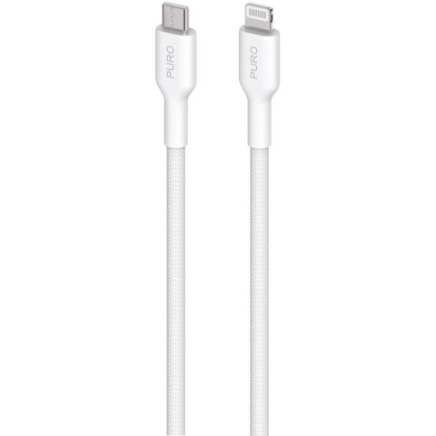 Kabel Puro Fabrik USB-C - Lightning z MFI 1,2m - biały Kabel Puro Fabrik USB-C - Lightning z MFI 1,2m - biały