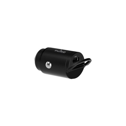 Ładowarka samochodowa Puro Mini 20W USB-C - czarna Ładowarka samochodowa Puro Mini 20W USB-C - czarna