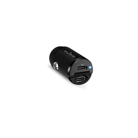 Ładowarka samochodowa Puro Mini 30W Power Delivery 2 x USB-C - czarna Ładowarka samochodowa Puro Mini 30W Power Delivery 2 x USB-C - czarna