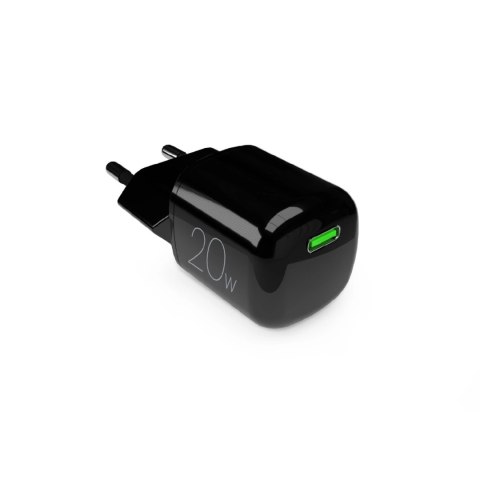 Ładowarka sieciowa Puro 20W GaN USB-C - czarna Ładowarka sieciowa Puro 20W GaN USB-C - czarna