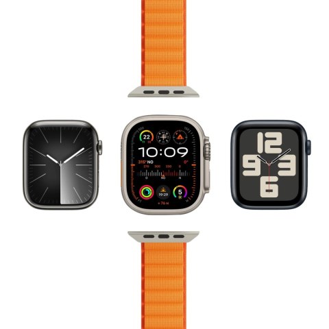 Pasek nylonowy Puro Extreme do Apple Watch 42 / 44 / 45 / 49 mm - pomarańczowy Pasek nylonowy Puro Extreme do Apple Watch 42 / 44 / 45 / 49 mm - pomarańczowy