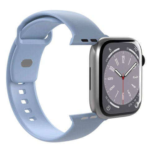 Pasek silikonowy Puro Icon do Apple Watch 38 / 40 / 41 mm - jasnoniebieski (2 szt.) Pasek silikonowy Puro Icon do Apple Watch 38 / 40 / 41 mm - jasnoniebieski (2 szt.)