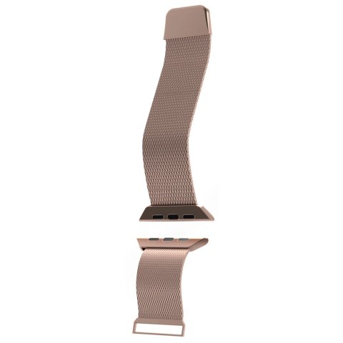 Pasek ze stali nierdzewnej Puro Milanese do Apple Watch 38 / 40 / 41 mm - różowy Pasek ze stali nierdzewnej Puro Milanese do Apple Watch 38 / 40 / 41 mm - różowy