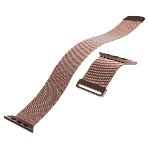 Pasek ze stali nierdzewnej Puro Milanese do Apple Watch 38 / 40 / 41 mm - różowy Pasek ze stali nierdzewnej Puro Milanese do Apple Watch 38 / 40 / 41 mm - różowy