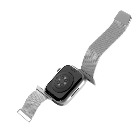 Pasek ze stali nierdzewnej Puro Milanese do Apple Watch 42 / 44 / 45 / 49 mm - srebrny Pasek ze stali nierdzewnej Puro Milanese do Apple Watch 42 / 44 / 45 / 49 mm - srebrny