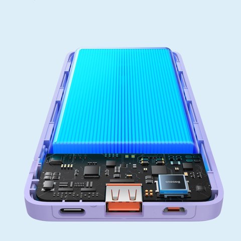 Powerbank Baseus Airpow 20W 10000mAh - fioletowy