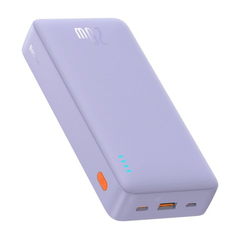 Powerbank Baseus Airpow 20W 20000mAh z kablem Baseus Simple Series USB-A - USB-C 50 cm - fioletowy