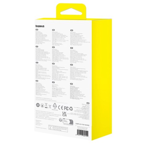 Powerbank Baseus Airpow 20W 20000mAh z kablem Baseus Simple Series USB-A - USB-C 50 cm - fioletowy