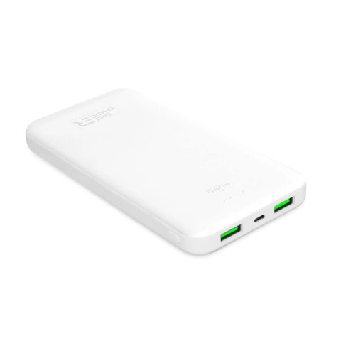 Powerbank Puro White 10000mAh 12W 2xUSB-A + USB-C - biały Powerbank Puro White 10000mAh 12W 2xUSB-A + USB-C - biały