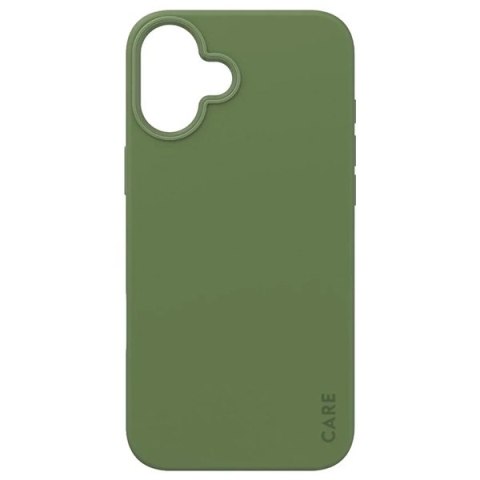 Etui CARE by PanzerGlass Fashion Case z MagSafe na iPhone 16 Plus - zielone Etui CARE by PanzerGlass Fashion Case z MagSafe na iPhone 16 Plus - zielone
