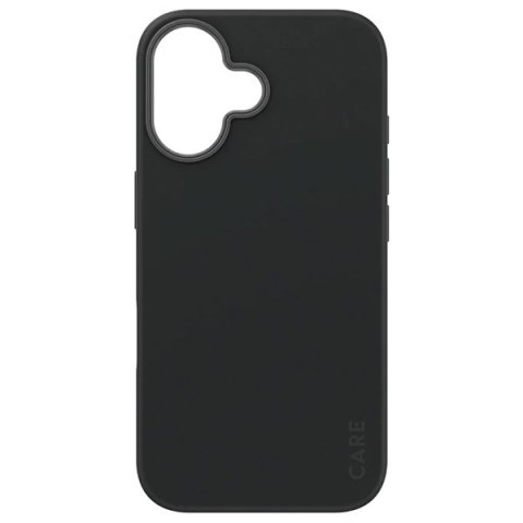 Etui CARE by PanzerGlass Fashion Case z MagSafe na iPhone 16 - czarne Etui CARE by PanzerGlass Fashion Case z MagSafe na iPhone 16 - czarne