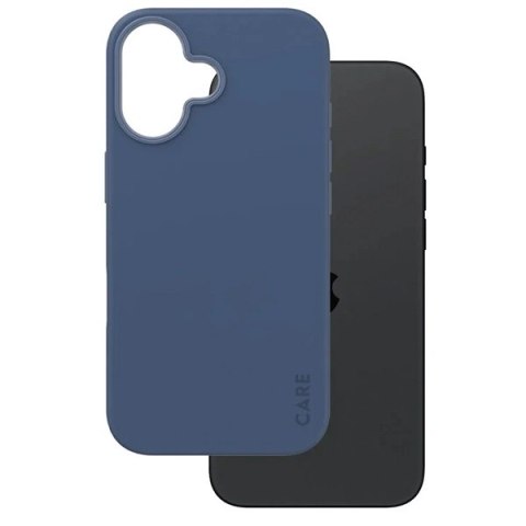 Etui CARE by PanzerGlass Fashion Case z MagSafe na iPhone 16 - niebieskie Etui CARE by PanzerGlass Fashion Case z MagSafe na iPhone 16 - niebieskie