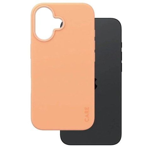 Etui CARE by PanzerGlass Fashion Case z MagSafe na iPhone 16 - pomarańczowe Etui CARE by PanzerGlass Fashion Case z MagSafe na iPhone 16 - pomarańczowe