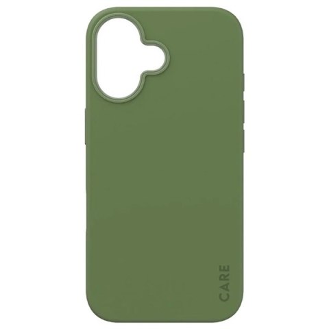 Etui CARE by PanzerGlass Fashion Case z MagSafe na iPhone 16 - zielone Etui CARE by PanzerGlass Fashion Case z MagSafe na iPhone 16 - zielone