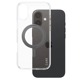 Etui CARE by PanzerGlass Feature Kickstand Case z MagSafe na iPhone 16 Plus - czarne