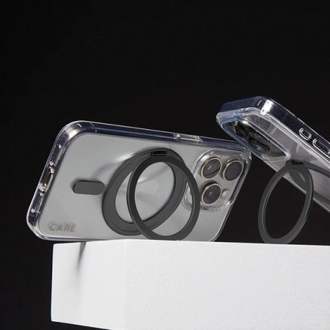 Etui CARE by PanzerGlass Feature Kickstand Case z MagSafe na iPhone 16 Plus - czarne Etui CARE by PanzerGlass Feature Kickstand Case z MagSafe na iPhone 16 Plus - czarne