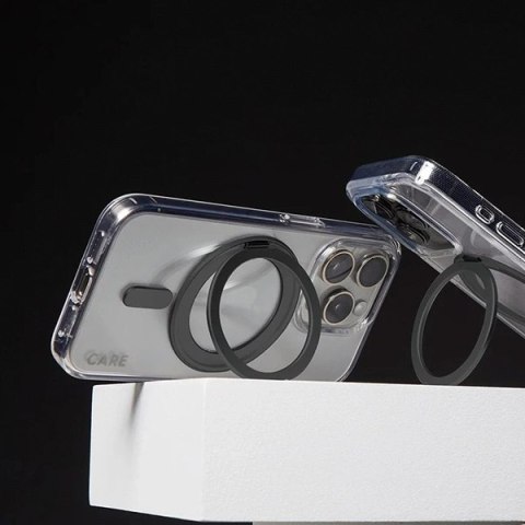 Etui CARE by PanzerGlass Feature Kickstand Case z MagSafe na iPhone 16 Pro - czarne Etui CARE by PanzerGlass Feature Kickstand Case z MagSafe na iPhone 16 Pro - czarne