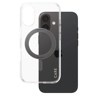Etui CARE by PanzerGlass Feature Kickstand Case z MagSafe na iPhone 16 - czarne
