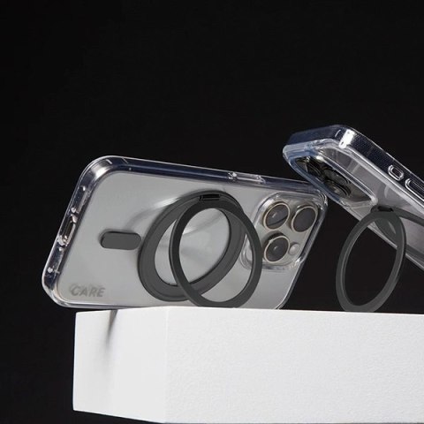 Etui CARE by PanzerGlass Feature Kickstand Case z MagSafe na iPhone 16 - czarne Etui CARE by PanzerGlass Feature Kickstand Case z MagSafe na iPhone 16 - czarne