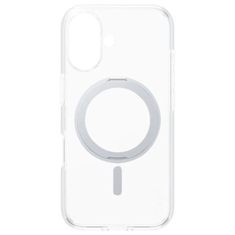 Etui CARE by PanzerGlass Feature Kickstand Case z MagSafe na iPhone 16 - srebrne