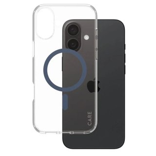Etui CARE by PanzerGlass Flagship Case z MagSafe na iPhone 16 Plus - niebieskie
