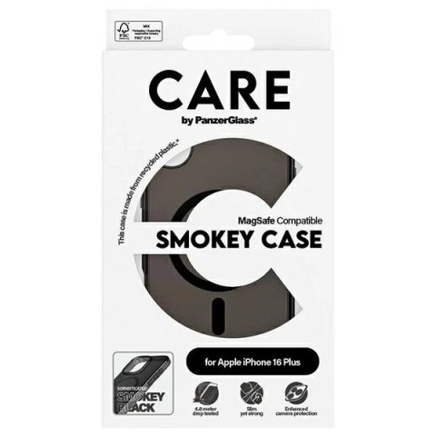 Etui CARE by PanzerGlass Flagship Case z MagSafe na iPhone 16 Plus - półprzezroczyste Etui CARE by PanzerGlass Flagship Case z MagSafe na iPhone 16 Plus - półprzezroczyste