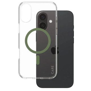 Etui CARE by PanzerGlass Flagship Case z MagSafe na iPhone 16 Plus - zielone