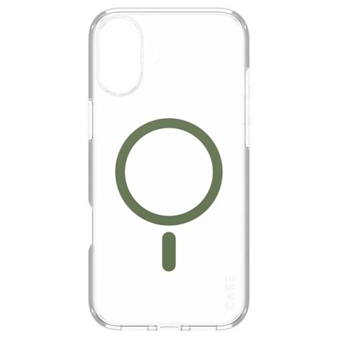 Etui CARE by PanzerGlass Flagship Case z MagSafe na iPhone 16 Plus - zielone Etui CARE by PanzerGlass Flagship Case z MagSafe na iPhone 16 Plus - zielone