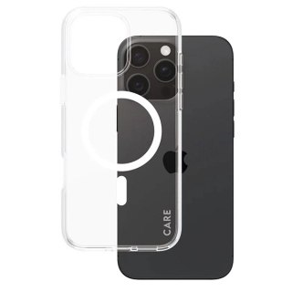 Etui CARE by PanzerGlass Flagship Case z MagSafe na iPhone 16 Pro Max - białe