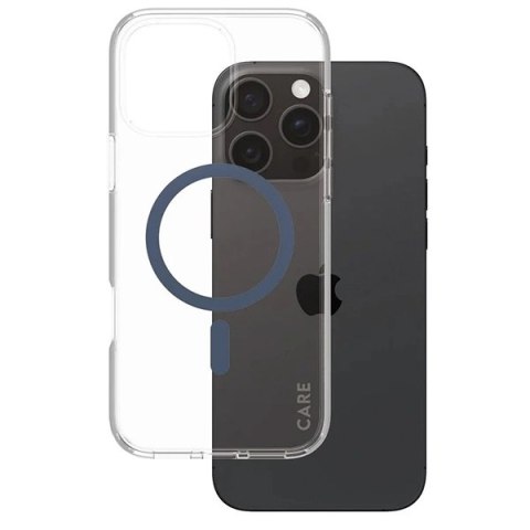 Etui CARE by PanzerGlass Flagship Case z MagSafe na iPhone 16 Pro Max - niebieskie Etui CARE by PanzerGlass Flagship Case z MagSafe na iPhone 16 Pro Max - niebieskie