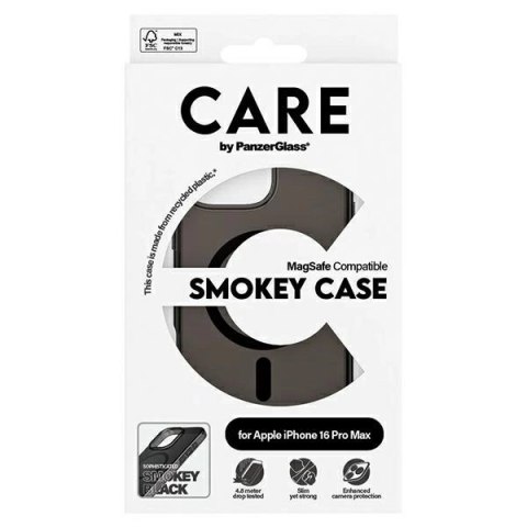 Etui CARE by PanzerGlass Flagship Case z MagSafe na iPhone 16 Pro Max - półprzezroczyste Etui CARE by PanzerGlass Flagship Case z MagSafe na iPhone 16 Pro Max - półprzezroczyste