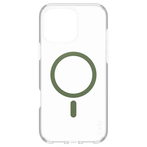 Etui CARE by PanzerGlass Flagship Case z MagSafe na iPhone 16 Pro Max - zielone Etui CARE by PanzerGlass Flagship Case z MagSafe na iPhone 16 Pro Max - zielone