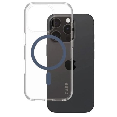 Etui CARE by PanzerGlass Flagship Case z MagSafe na iPhone 16 Pro - niebieskie Etui CARE by PanzerGlass Flagship Case z MagSafe na iPhone 16 Pro - niebieskie