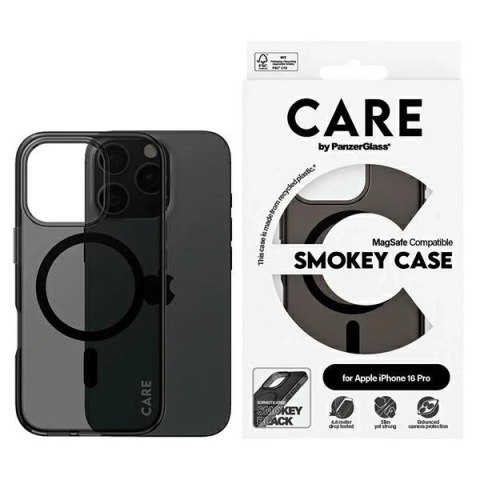 Etui CARE by PanzerGlass Flagship Case z MagSafe na iPhone 16 Pro - półprzezroczyste Etui CARE by PanzerGlass Flagship Case z MagSafe na iPhone 16 Pro - półprzezroczyste